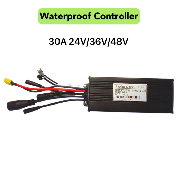 E-Bike Conversion Waterproof Controller 30A  24V/36V/48V, Sine Wave Controller