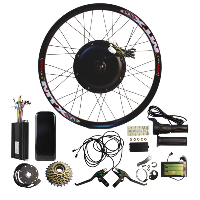 YIBAIKE Conversion Kits 2000W48V 27.5''MTX Wheel SW900 Display 45A Controller(UK STOCK)