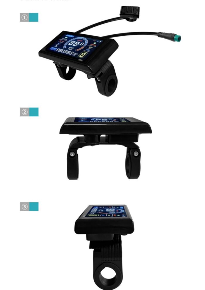 E-bike SW900 Color LCD Display(SW966) WP plug - Image 4