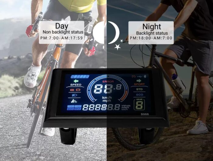 E-bike SW900 Color LCD Display(SW966) WP plug - Image 3