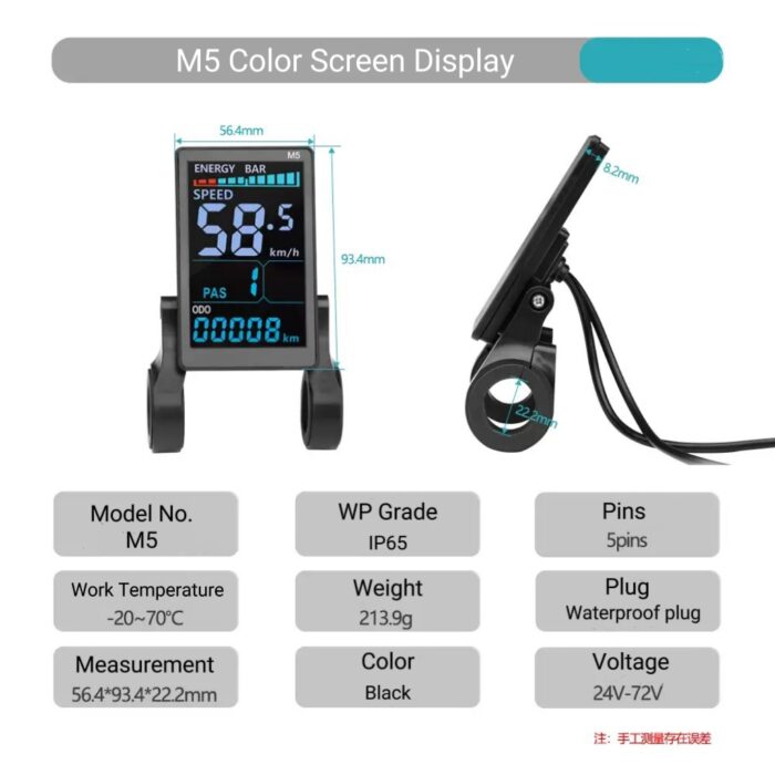 M5 Color LCD Display WP Plug