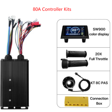 Three-Mode Sine Wave 80A Controller SM Plug+SW900 Display